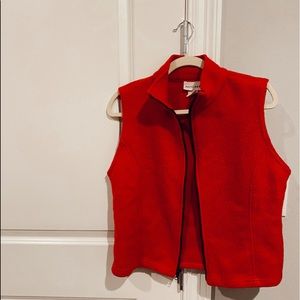 Red Zip-Up Vest